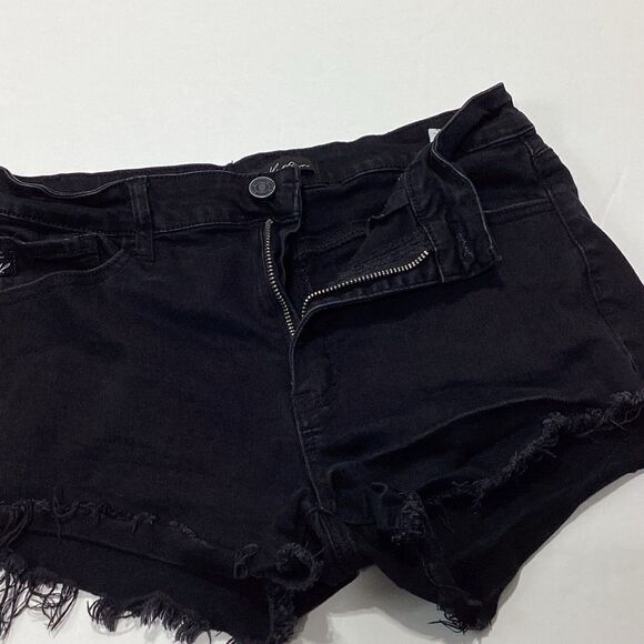 Kan Can Black Cutoff Shorts KanCan Estilo Shorts Stretch Cutoffs Size 11 - Picture 2 of 9